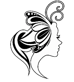 AYRA Butterfly Lady Logo